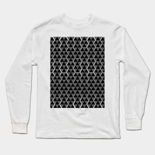 Silver Metallic Long Sleeve T-Shirt